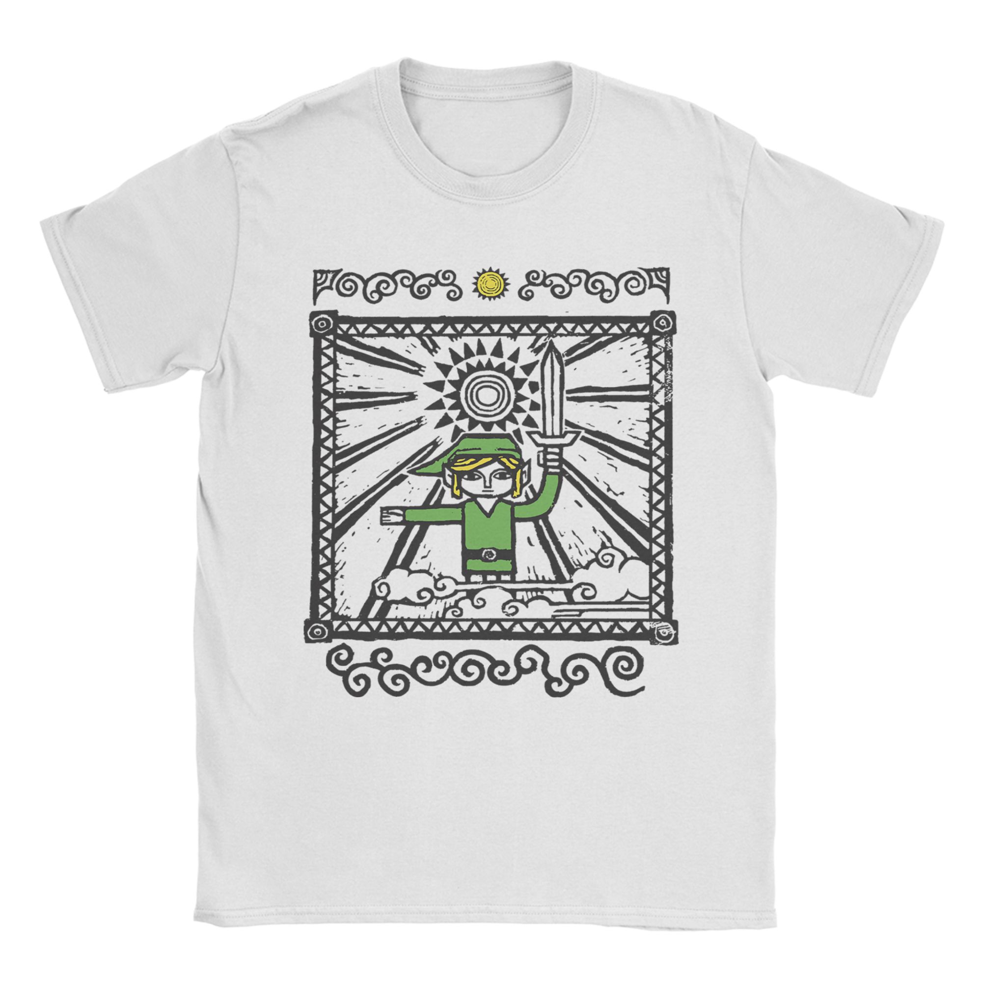 Retro Gaming T Shirts - Zeldas T-Shirt Men Vintage Game Vintage