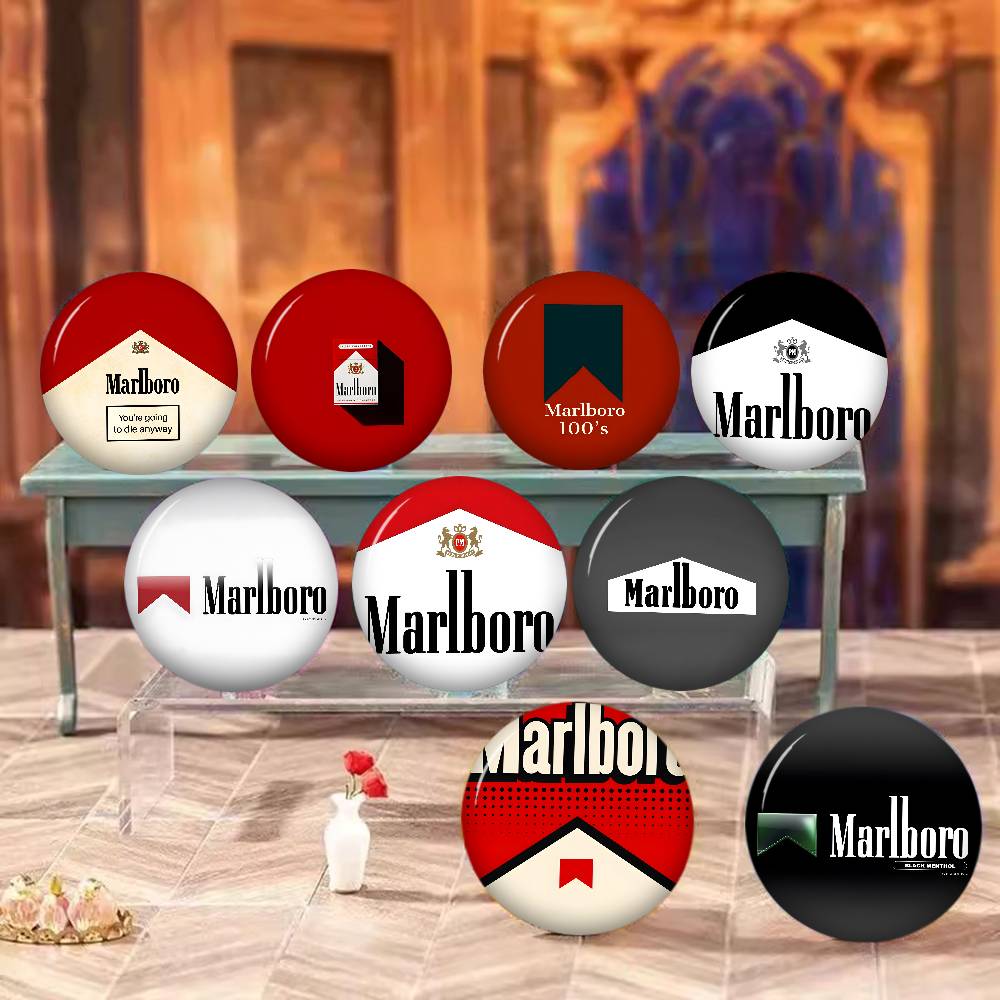 Retro Gaming Meme - Retro M-MarlboroS-S New Brooches Soft Button