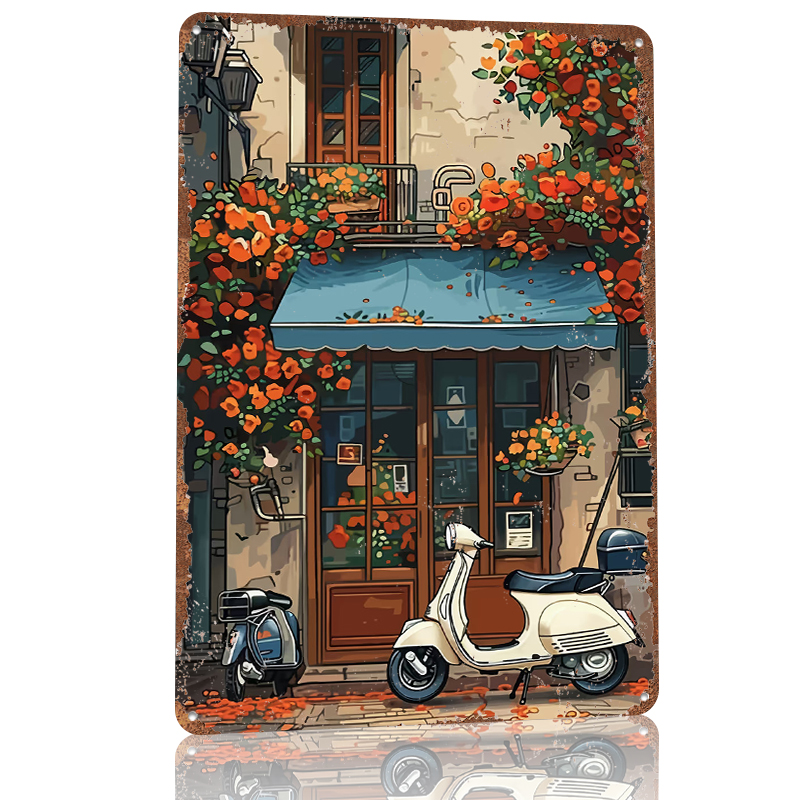 Vintage Scooter Shop Poster Cu - đánh giá và giá Retro Gaming Shops