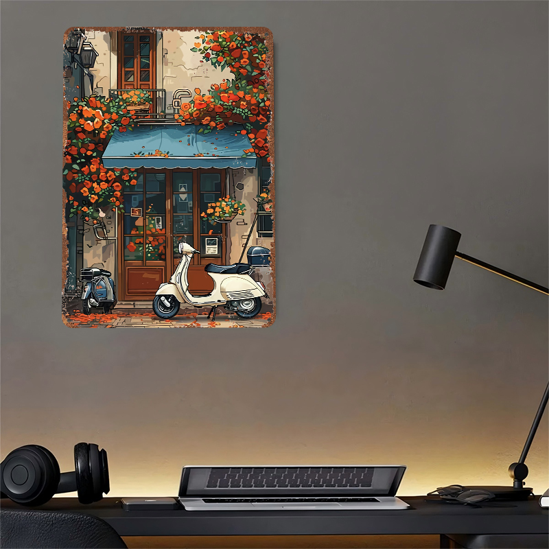 Vintage Scooter Shop Poster Cu - đánh giá và giá Retro Gaming Shops