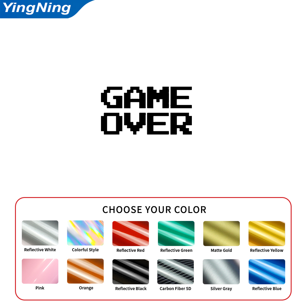 Reflective Game Over Car Decal - đánh giá và giá Retro Gaming Laptop