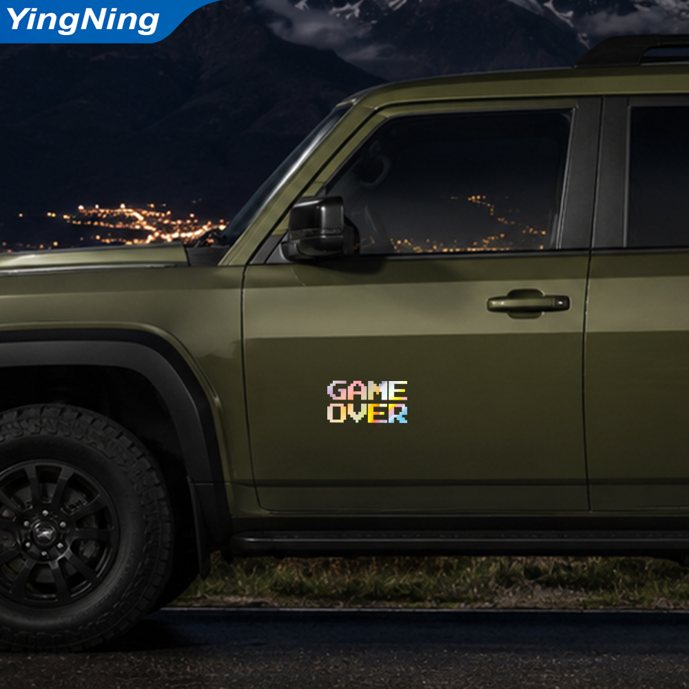 Reflective Game Over Car Decal - đánh giá và giá Retro Gaming Laptop