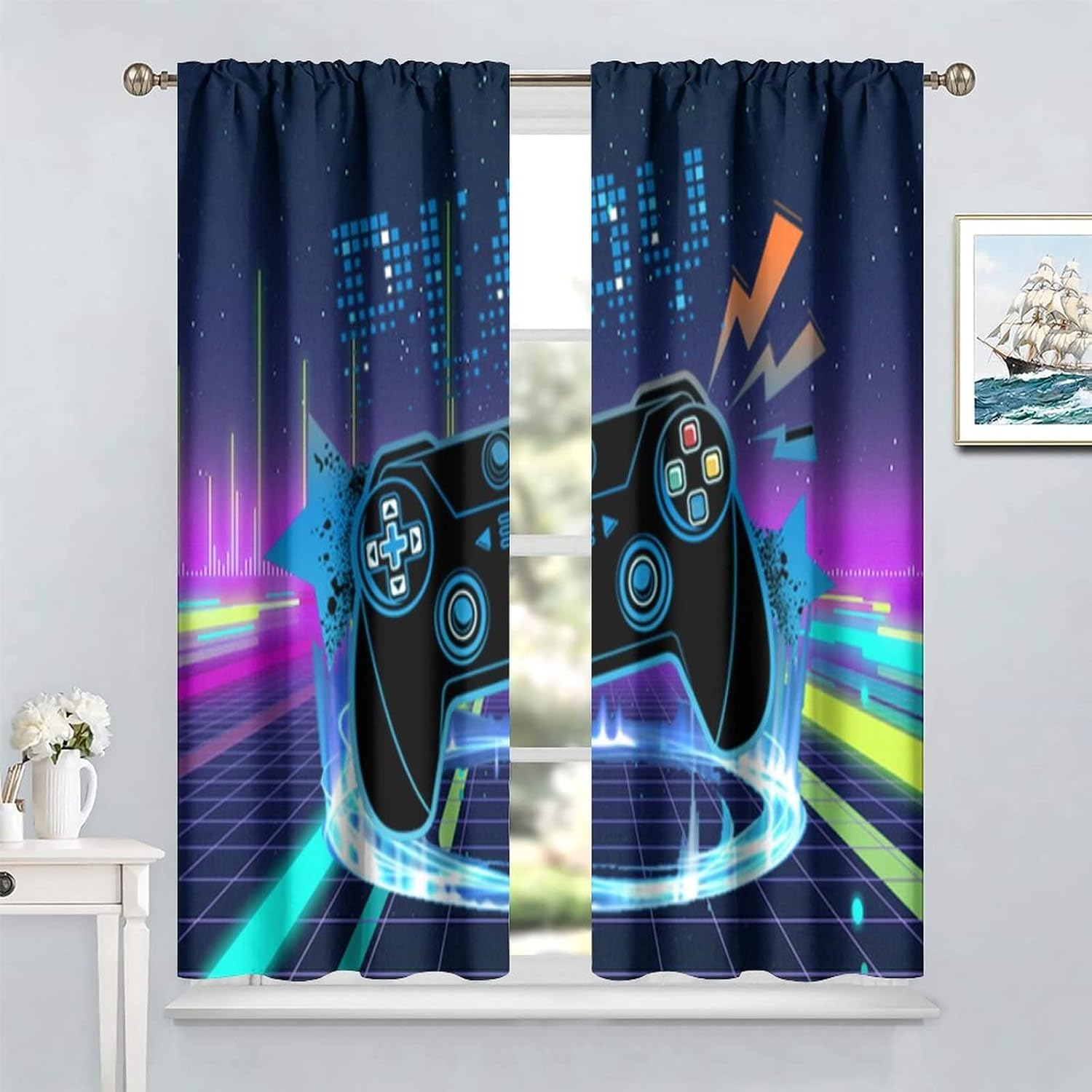 2 Panels Neon Game Controller  - đánh giá và giá Retro Gaming Space
