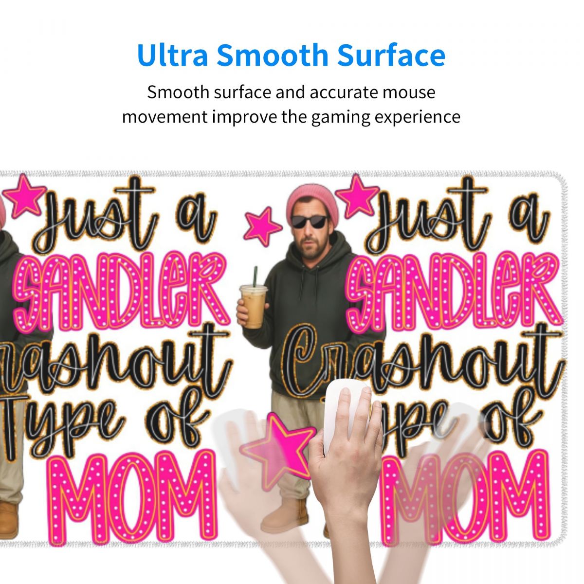 Large Mouse Pad Adam Sandler M - đánh giá và giá Retro Gaming Meme