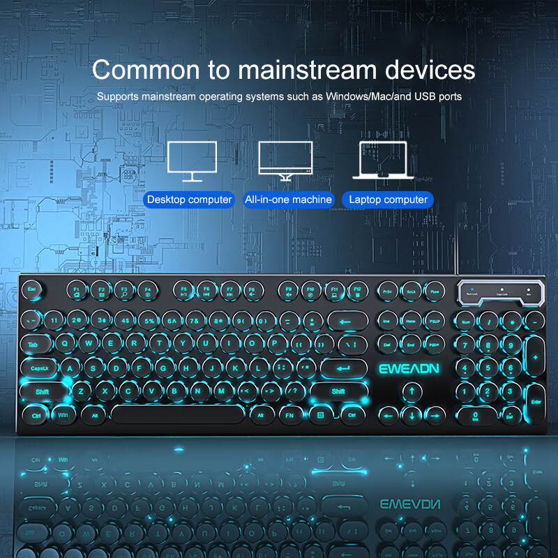 EWEADN Typewriter Gaming Keybo - đánh giá và giá Retro Gaming Laptop