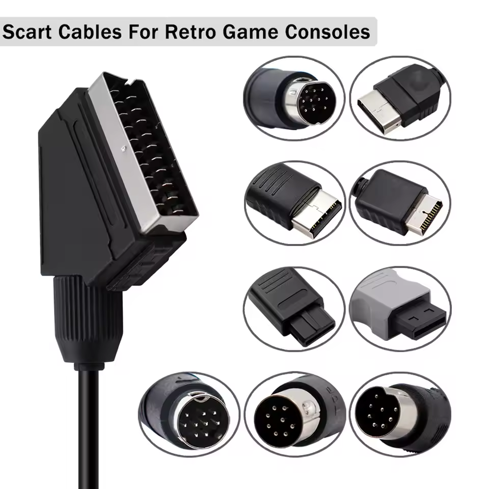 RGB Scart Cable For SEGA Dream - đánh giá và giá Retro Gaming Cables