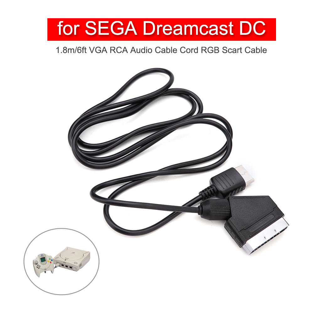 RGB Scart Cable For SEGA Dream - đánh giá và giá Retro Gaming Cables