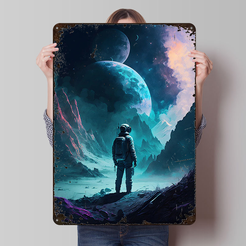 Astronaut in Space Printed Pos - đánh giá và giá Retro Gaming Space