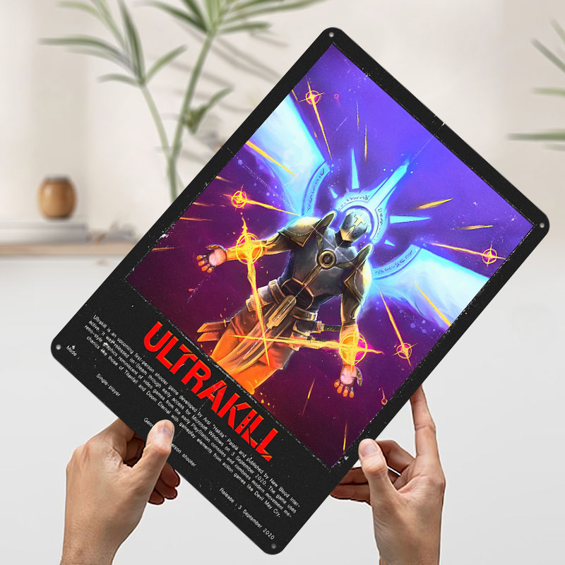 Ultrakill Game Metal Poster Cu - đánh giá và giá Retro Gaming Bar