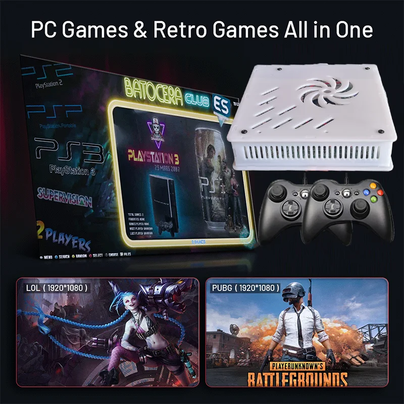 X8 Retro Game Console Upgrade  - đánh giá và giá Retro Gaming Batocera