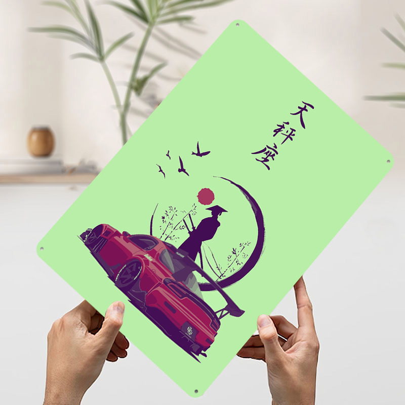 Samurai Art Car Printing Poste - đánh giá và giá Retro Gaming Bar