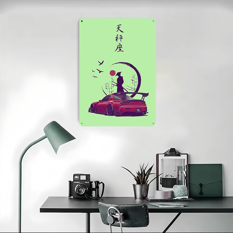 Samurai Art Car Printing Poste - đánh giá và giá Retro Gaming Bar